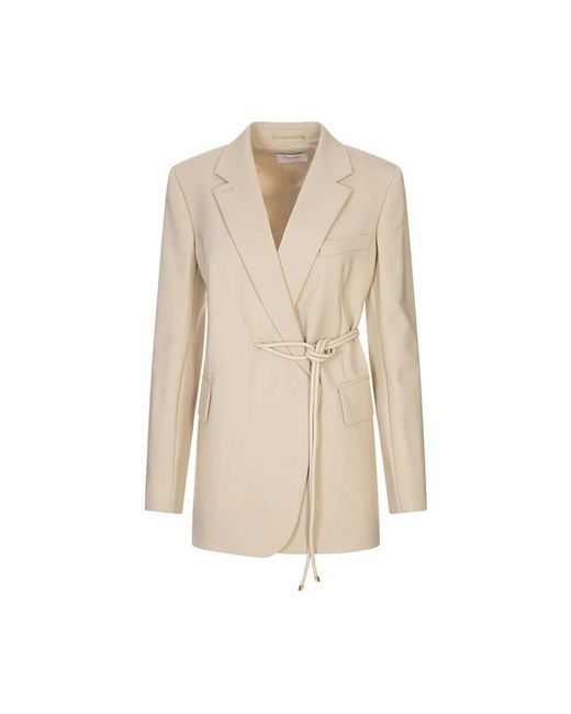 Sportmax Natural Blazers