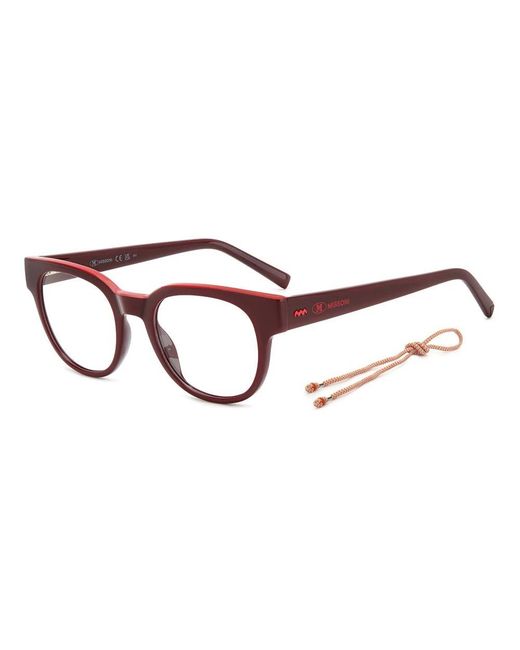 Missoni Accessoires ,Rood ,Mmi 0156 Lhf Optisch Montuur in het Brown