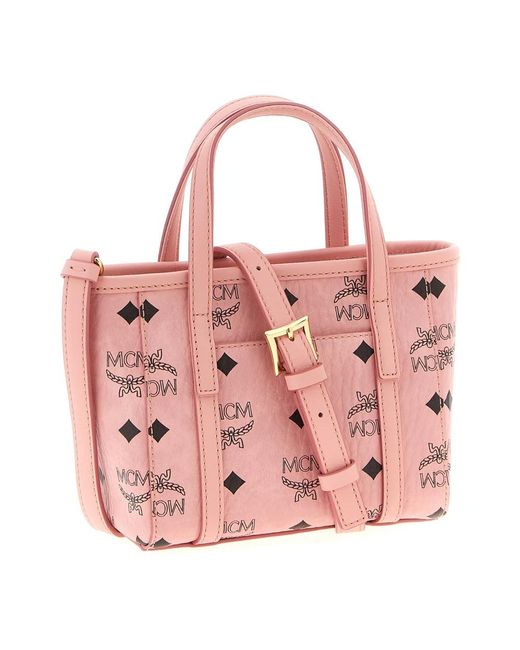 MCM Pink Shopping Bags