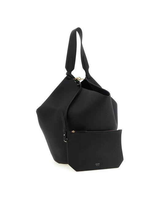Khaite Black Shopping Bags