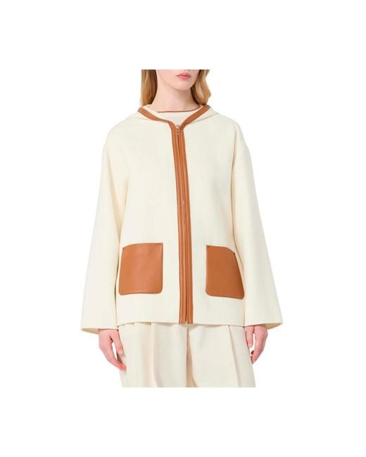 Light Jackets Max Mara de color White