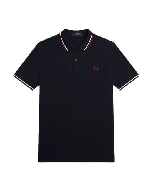 Fred Perry Black Polo Shirts for men