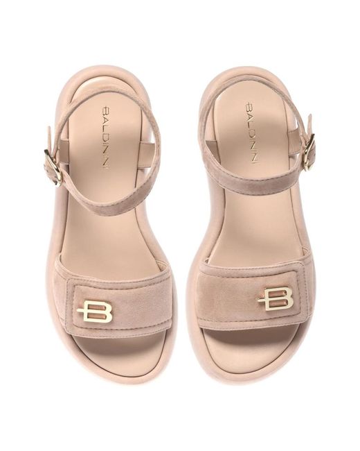 Baldinini Pink Flat Sandals