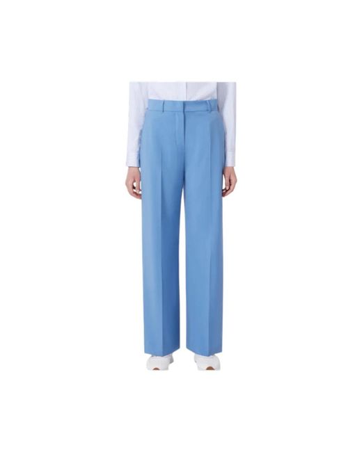 Weekend by Maxmara Blue Wide Trousers