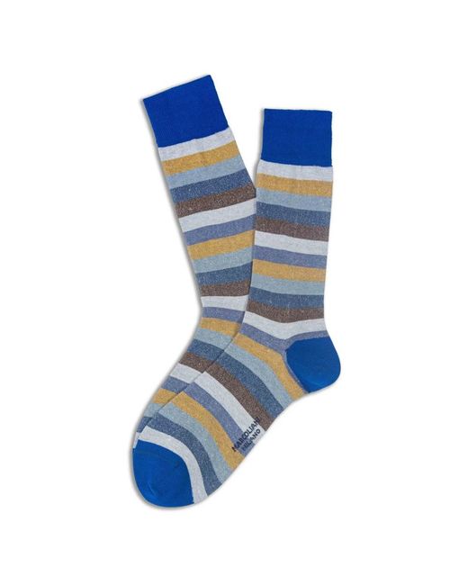Socks Marcoliani de hombre de color Blue