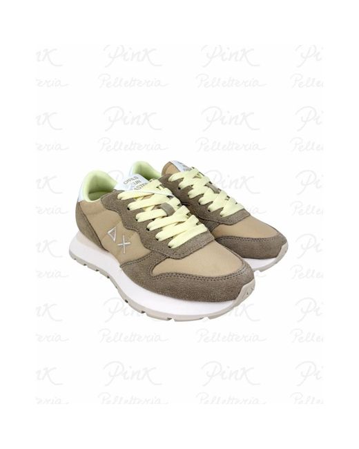 Sun 68 Schoenen ,Ally Solid Sneaker in het Gray