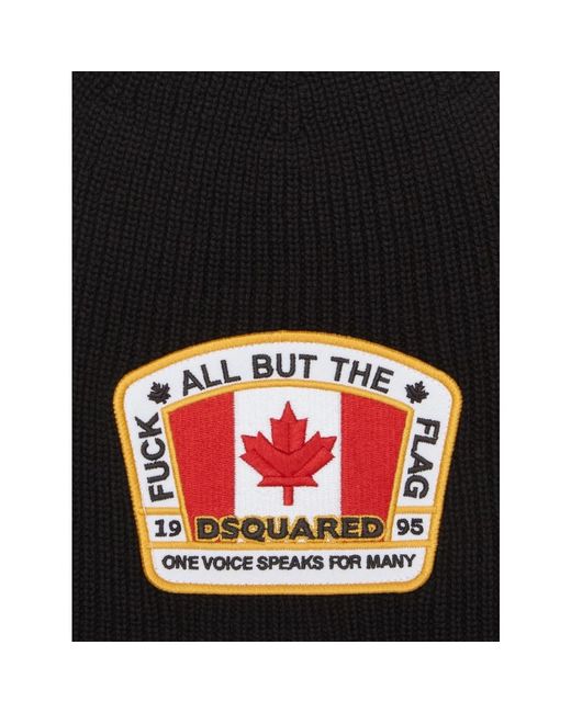Beanies di DSquared² in Black da Uomo