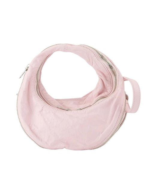 Alexander Wang Roze Leren Mini Crossbody Tas in het Pink