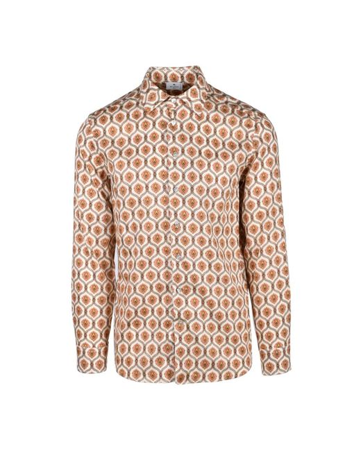 Casual Shirts Etro de hombre de color Brown