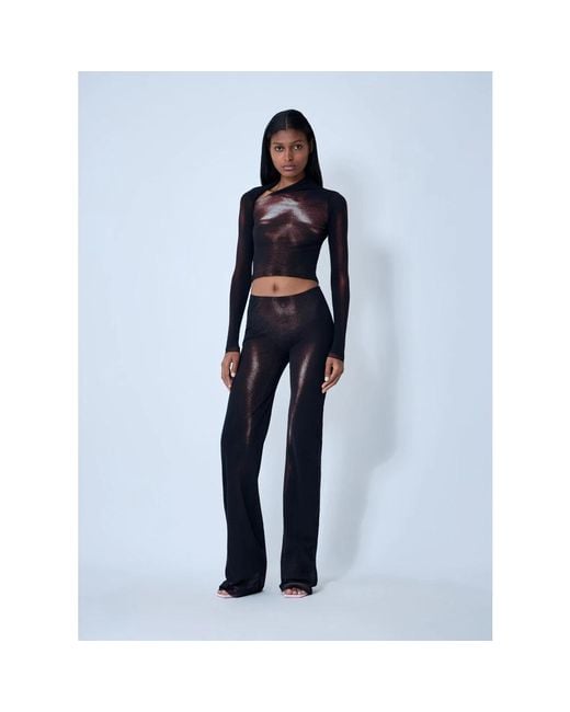 Jean Paul Gaultier Blue Wide Trousers