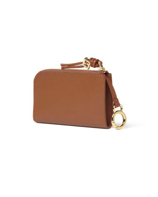 Fendi Brown Kartenetui