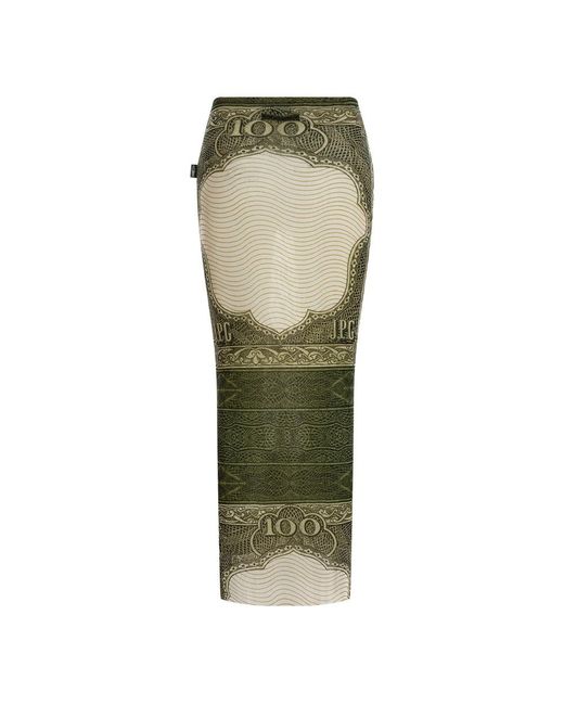 Jean Paul Gaultier Green Maxi Skirts