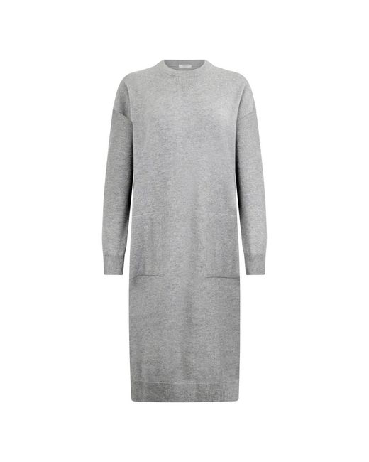 Peserico Gray Knitted Dresses