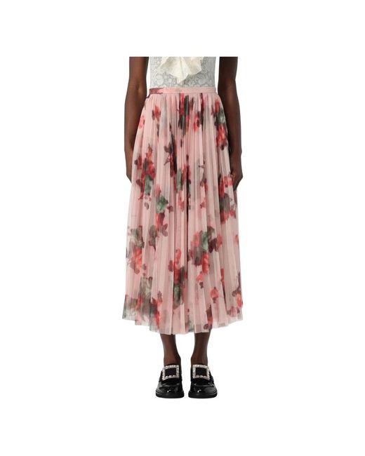 Philosophy Di Lorenzo Serafini Midi Skirts in het Pink