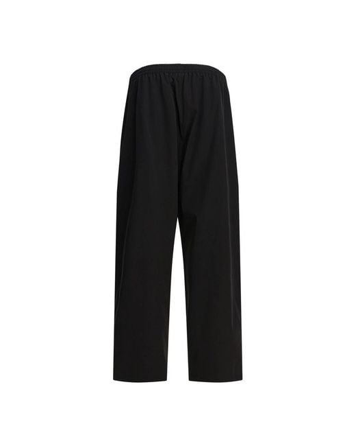 Straight Trousers Balenciaga de hombre de color Black