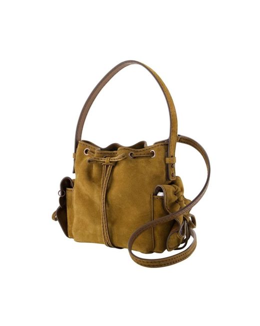 Acne Brown Bucket Bags
