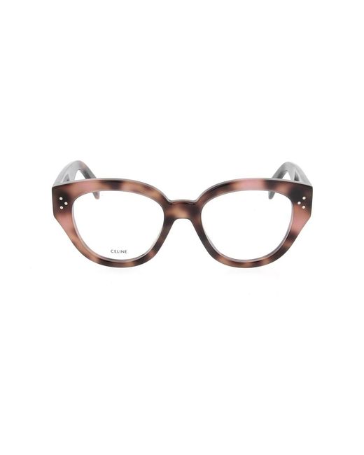 Glasses Céline de color Brown