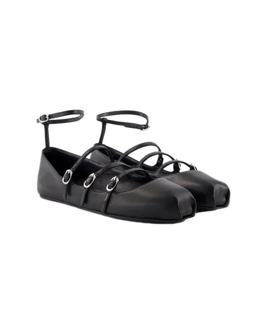 McQueen Black Ballerinas