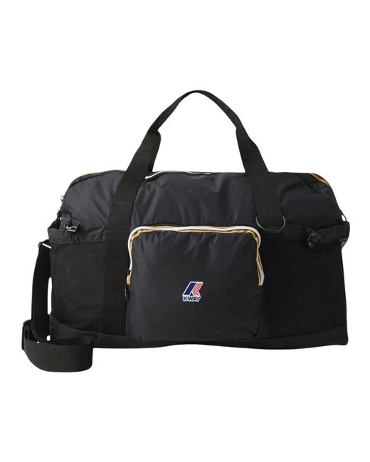 K-Way Black Weekend Bags for men