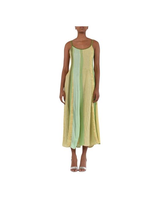 Roberto Collina Green Midi Dresses