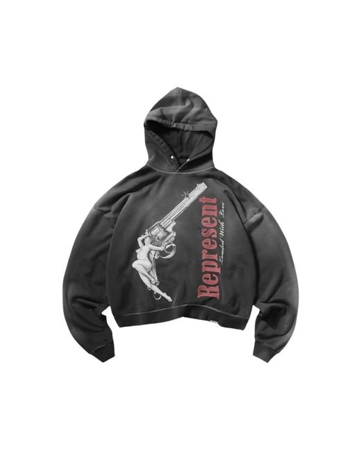 Hoodies Represent pour homme en coloris Black