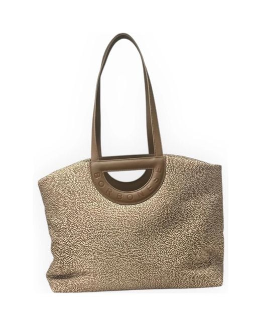 Borbonese Brown Tote Bags