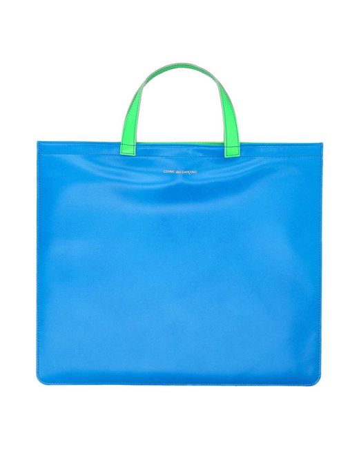 Super fluo tote bag di Comme des Garçons in Blue