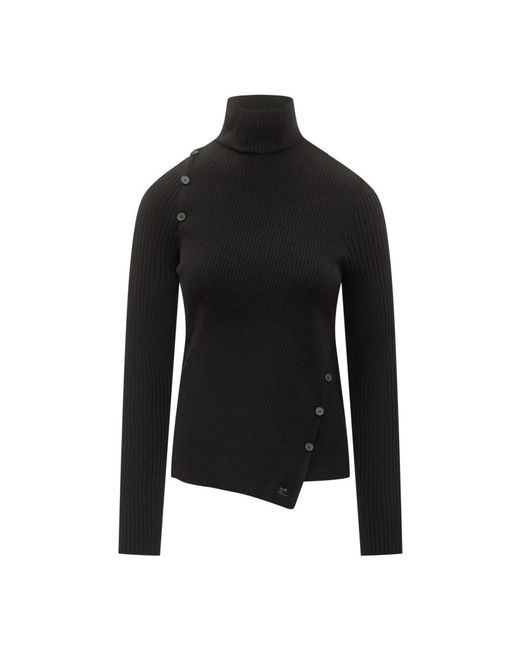 Courreges Black Turtlenecks