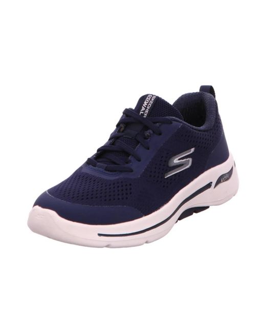 Skechers Blue Blaue Freizeit-Schnürschuhe Für Erwachsene