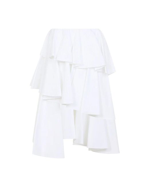 Alaïa White Midi Skirts