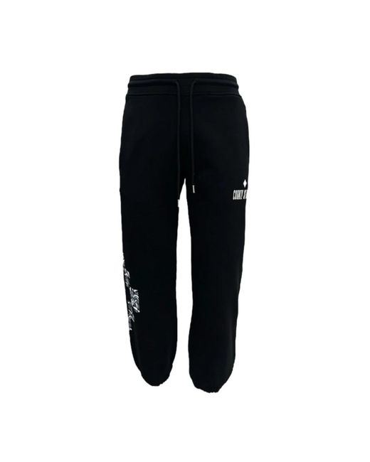Marcelo Burlon Broeken ,Zwart ,Slim Fit Broeken in het Black voor heren