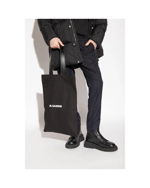 Jil Sander Black Shopping Bags for men