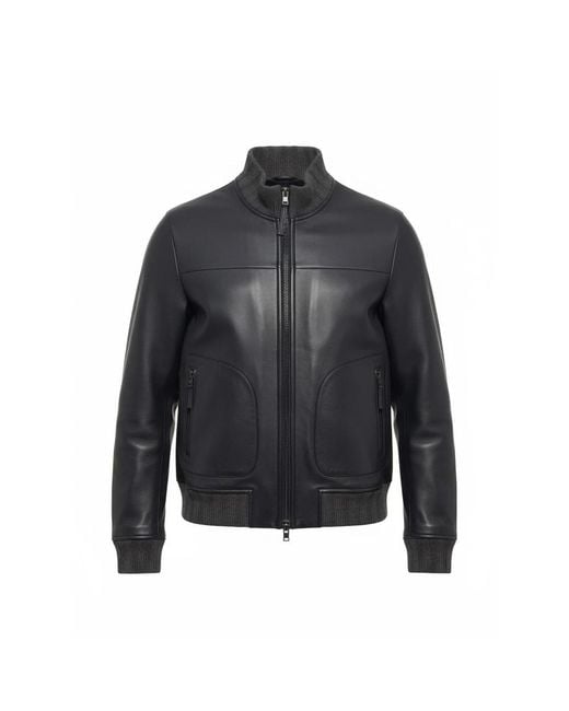The Jack Leathers Blue Leather Jackets for men