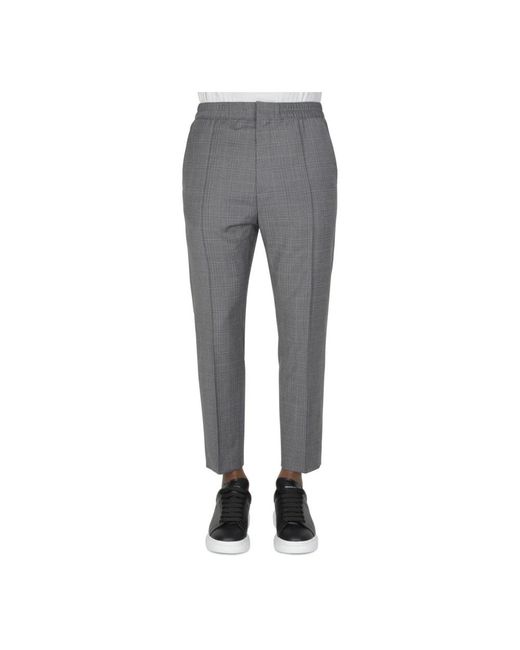 Boss Gray Suit Trousers for men