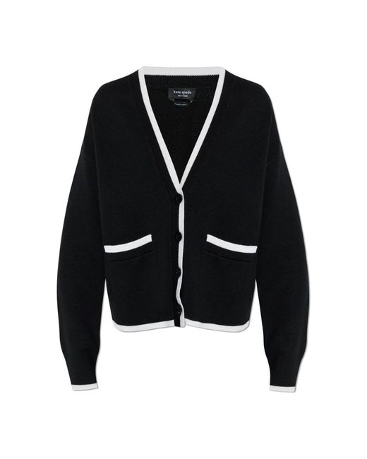 Cardigans Kate Spade de color Black