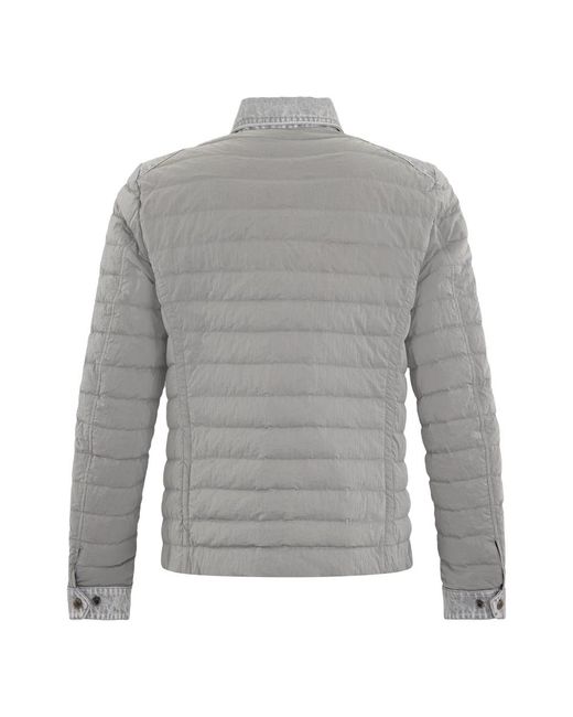 Down Jackets di Moorer in Gray da Uomo