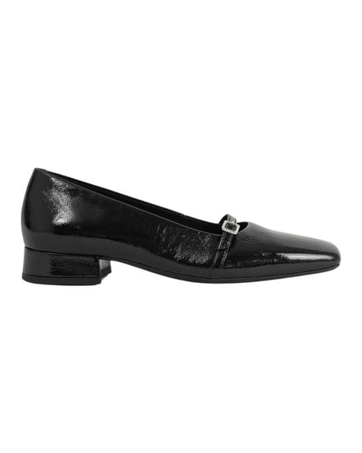 Vagabond Black Schwarze Mary Jane Pumps Mit Eckiger Zehenkappe