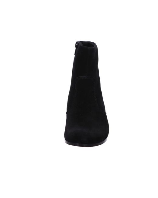 Semler Black Mira Schwarze Stiefeletten Mit Absatz