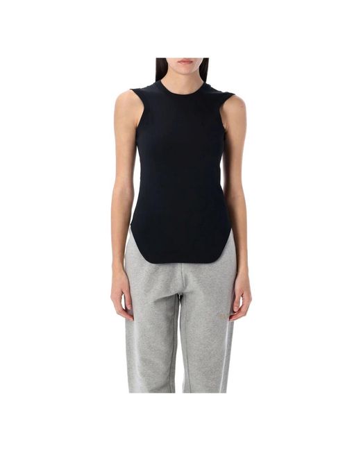 The Attico Black Stylisches reese tank top