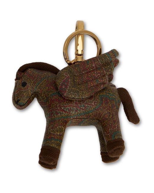 Etro Brown Keychains