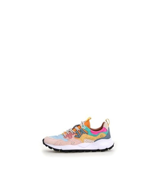 Flower Mountain White Sneakers