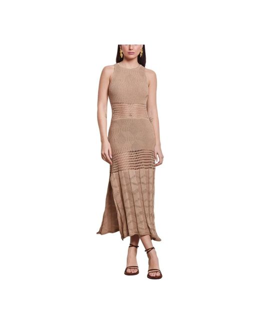 Akep Brown Knitted Dresses