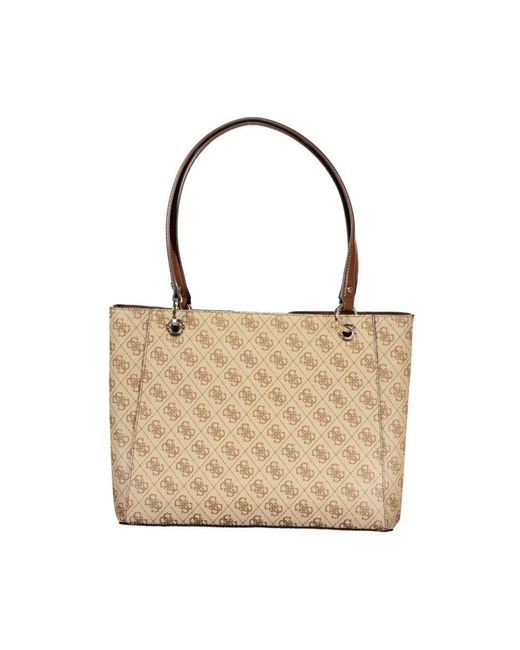 Guess Brown Handtasche polyethylen | stilvolles modell