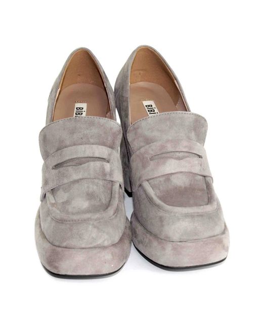 Bibi Lou Gray Pumps