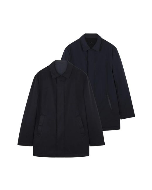 Single-Breasted Coats di Paul & Shark in Blue da Uomo