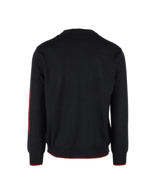 CoSTUME NATIONAL Black Round-Neck Knitwear for men