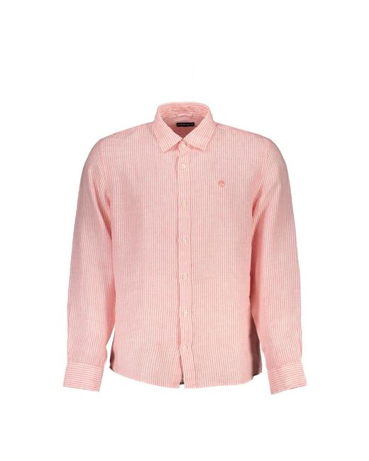 North Sails Pink Casual Shirts for men
