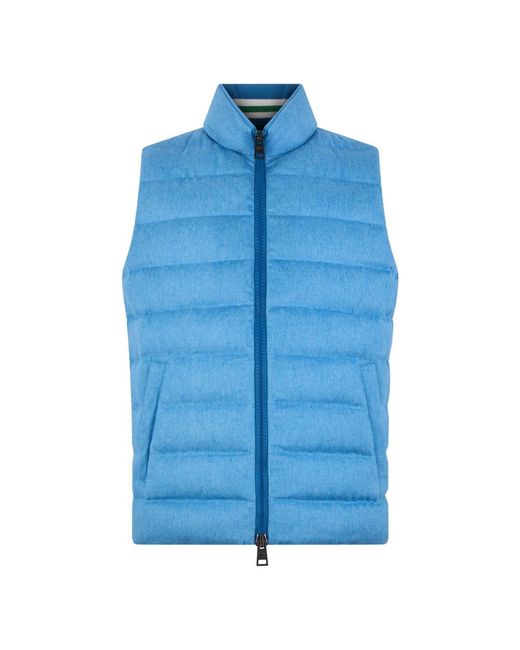 Herno Blue Vests for men