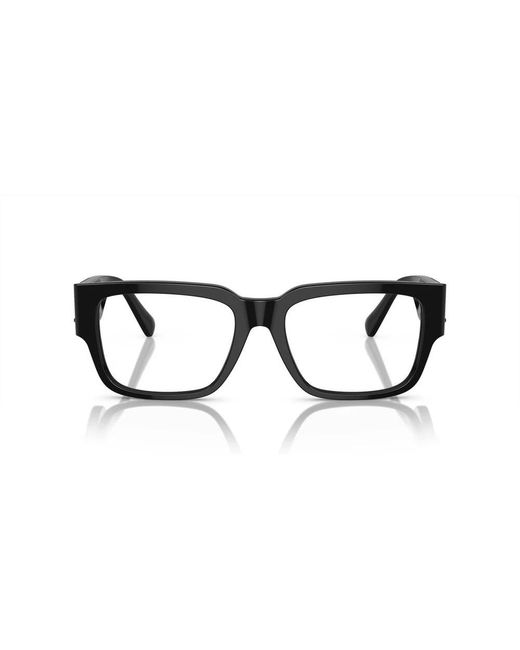 Versace Black Schwarze Brillen Mit Logo