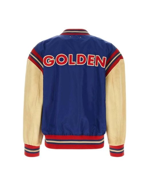 Golden Goose Deluxe Brand Blue 100% Polyamide Coat for men
